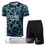Set Completo Maglia Formazione Inter Milan 2025 2026 Verde I Nero