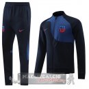 Barcellona Insieme Completo Blu Navy Giacca 2022-23