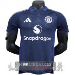 Away Giocatori Maglia Manchester United 2024 2025 Blu