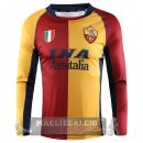 Home Maglia Calcio Manica Lunga As Roma Retro 2000-2001