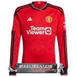 Tailandia Home Manica Lunga Maglia Calcio Manchester United 2023-24
