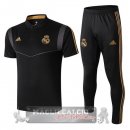 Real Madrid Nero Grigio Set Completo Maglia POLO 2019-20