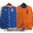 Giacca a vento Paesi Bassi 2023 Blu Arancione