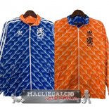 Giacca a vento Paesi Bassi 2023 Blu Arancione
