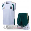 Formazione Senza Maniche Set Completo Italia 2026 Bianco Verde
