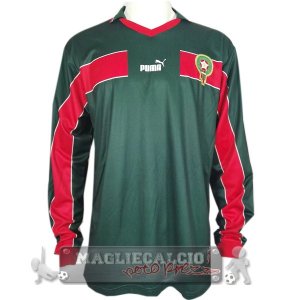 Home Manica lunga Maglia Calcio Marruecos Retro 1998