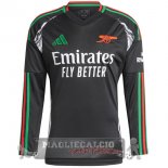 Thailandia Away Manica lunga Arsenal 2024 2025 Nero