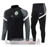 Lisboa Insieme Completo Nero Grigio Giacca 2021-22