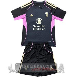 Speciale Set Completo De Uomo Maglia Juventus 2026 2027 Nero Rosa