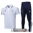 Cruzeiro Bianco Set Completo Maglia POLO 2023-24