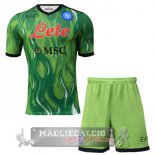 Napoli Set Completi Bambino Maglia Calcio Home Portiere 2021-22