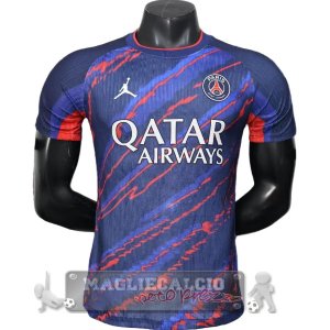 Giocatori Speciale Maglia Calcio Paris Saint Germain 2025 2026 Nero Rosso Purpureo