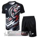 Set Completo Maglia Formazione Sao Paulo 2025 2026 Nero Rosso