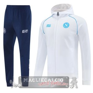 Set Completo Felpa Cappuccio Napoli 2025 2026