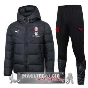 Set Completo Chaqueta De Algodon AC Milan 2023-24 Nero