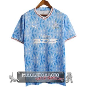 Tailandia Speciale Maglia Calcio Olympique de Marseille 2023-24 Blu