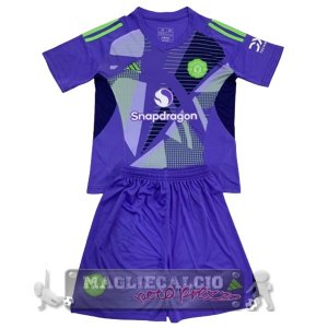 Portiere Conjunto De Bambino Manchester United 2024 2025 Purpureo