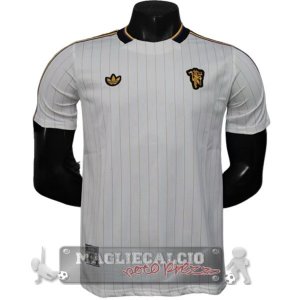 Speciale Giocatori Maglia Manchester United 2025 2026 Bianco Giallo