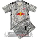 Red Bulls Set Completo Bambino Maglia Calcio Portiere 2022-23 grigio