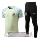 Brasile Formazione Set Completo Maglia Calcio 2022 Verde I Nero