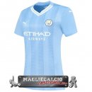 Manchester City Donna Maglia Calcio Home 2023-24