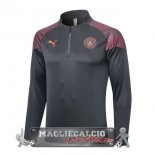 Manchester City Grigio Rosso Felpa Da Allenamento 2023-24