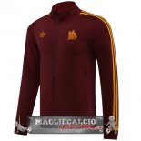 Giacca Lunga Zip AS Roma 2023-24 Rosso