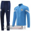 Manchester City Insieme Completo Blu I Nero Giacca 2022-23