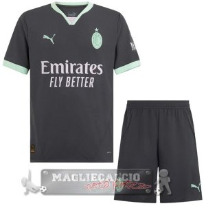 Terza Conjunto De Uomo AC Milan 2024 2025 Nero