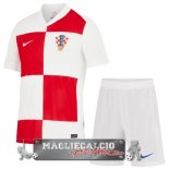 Croacia Set Completo Bambino Maglia Calcio Home 2024