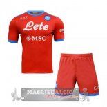 Napoli Set Completi Bambino Maglia Calcio Cuarta 2021-22
