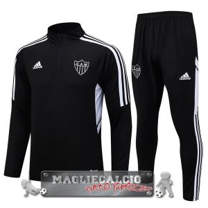 Atlético Mineiro Insieme Completo Nero Bianco Felpa Da Allenamento 2023-24