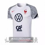 Francia Formazione Maglia Calcio 2021 Bianco