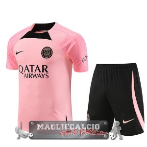 Formazione Set Completo Paris Saint Germain 2023-24 Rosa Nero