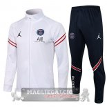 Paris Saint Germain Insieme Completo I bianco nero Bambino Giacca 2021-22