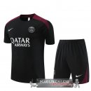 Formazione Set Completo Bambino Paris Saint Germain 2023-24 Nero Rosso