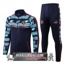 Manchester City Insieme Completo Bambino Giacca Lunga Zip 2022-23 blu navy