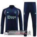 Ajax Insieme Complet Blu Navy II Rosa Felpa Da Allenamento 2023-24