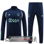 Ajax Insieme Complet Blu Navy II Rosa Felpa Da Allenamento 2023-24