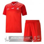 Svizzera Bambino Set Completo Maglia Calcio Home 2022