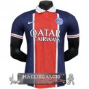 Tailandia Speciale Giocatori Maglia Calcio Paris Saint Germain 2023-24 Blu Rosso