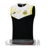 Borussia Dortmund Senza Maniche Maglia Calcio 2022-2023 Giallo Nnero