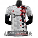 Tailandia Speciale Giocatori Maglia Calcio Manchester United 2023-24 bianco