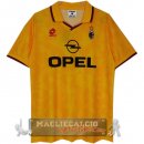 Terza Maglia Calcio AC Milan Retro 1995-1996 giallo
