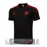 Bayern Munchen Nero Rosso Maglia POLO 2021-22
