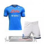 Napoli Set Completi Bambino Maglia Calcio Home 2021-22