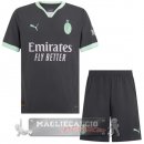 Terza Conjunto De Uomo AC Milan 2024 2025 Nero