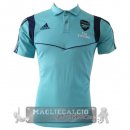 Arsenal Blu Luce Maglia POLO 2019-20