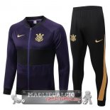 Corinthians Paulista Insieme Completo Purpureo Giacca 2022-23