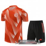 Bayern Monaco Insieme Completo Bambino Formazione 2023-2024 Arancione Nero